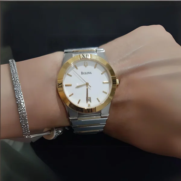Relógio Bulova Feminino Analógico Metal Bicolor -  WB21267B - Imagem 2