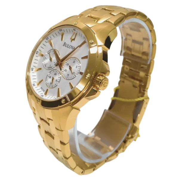 Relógio Bulova Masculino Analógico Metal Dourado -  WB21927H - Imagem 4