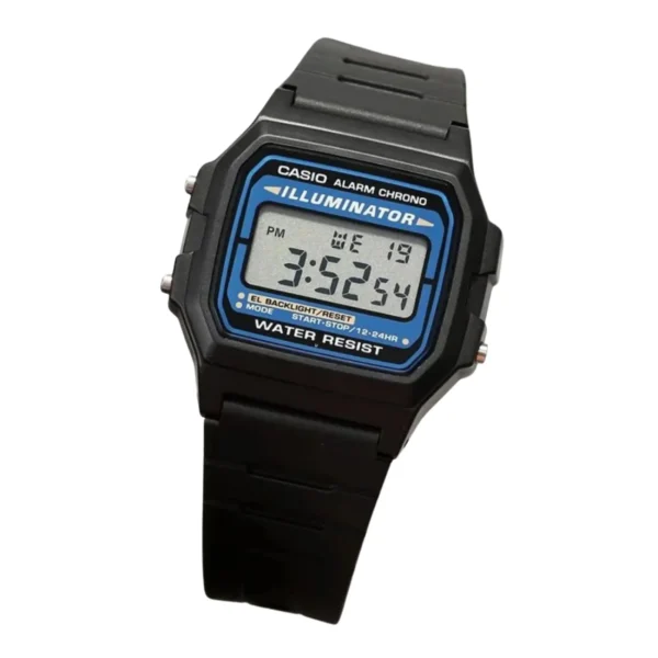 Relógio Casio Unissex Digital Resina Preto -  F-105W-1ADF-SC - Imagem 3