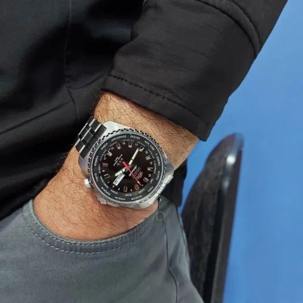 Relógio Orient Masculino Automático Metal Prata -  469SS057F P1SX - Imagem 2