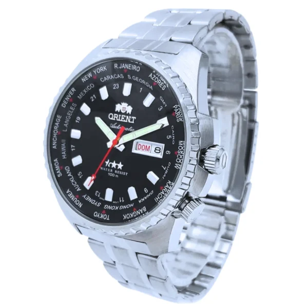 Relógio Orient Masculino Automático Metal Prata -  469SS057F P1SX - Imagem 3