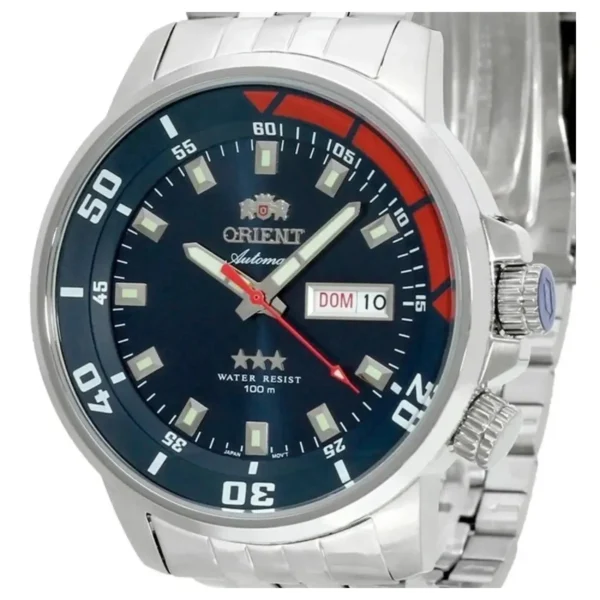 Relógio Orient Masculino Automático Metal Prata -  469SS058F D1SX - Imagem 3