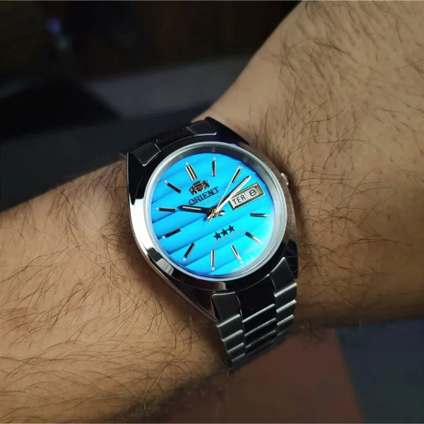Relógio Orient Masculino Automático Metal Prata -  469WA3F A1SX - Imagem 2