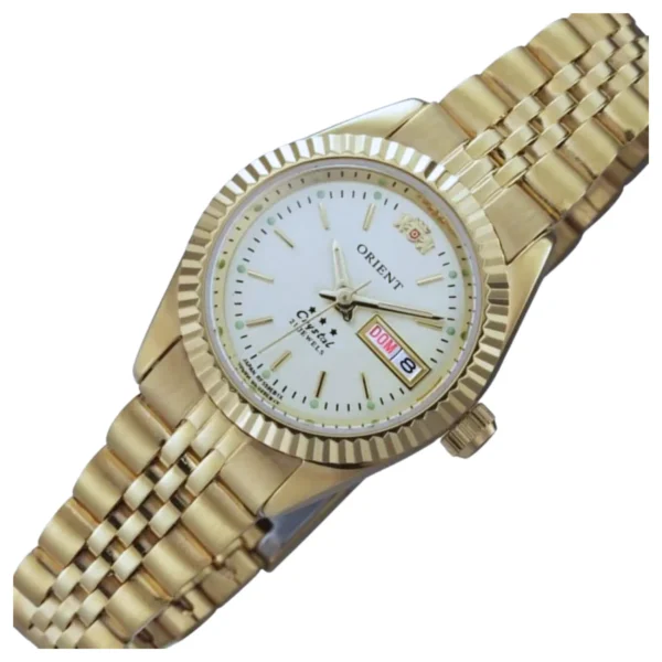 Relógio Orient Feminino Automático Metal Dourado -  559EB1NH C1KX - Imagem 4