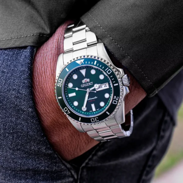 Relógio Orient Masculino Automático Metal Prata -  F49SS027 - Imagem 2