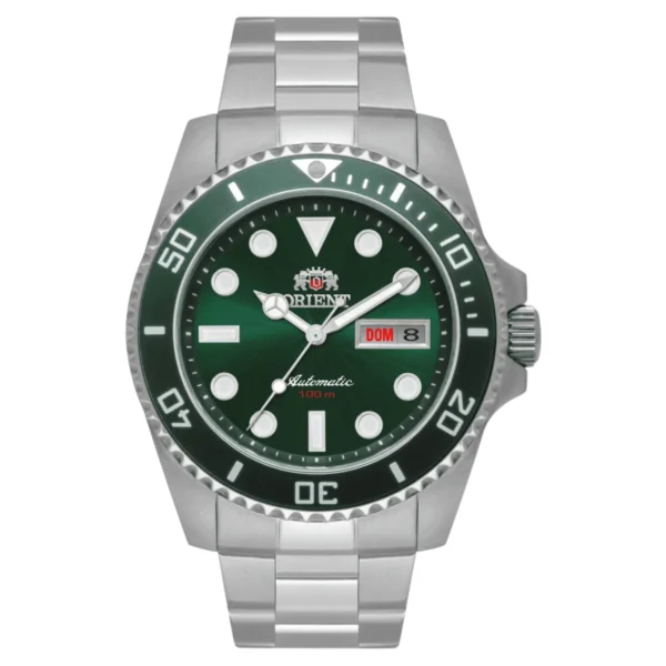 Relógio Orient Masculino Automático Metal Prata -  F49SS027