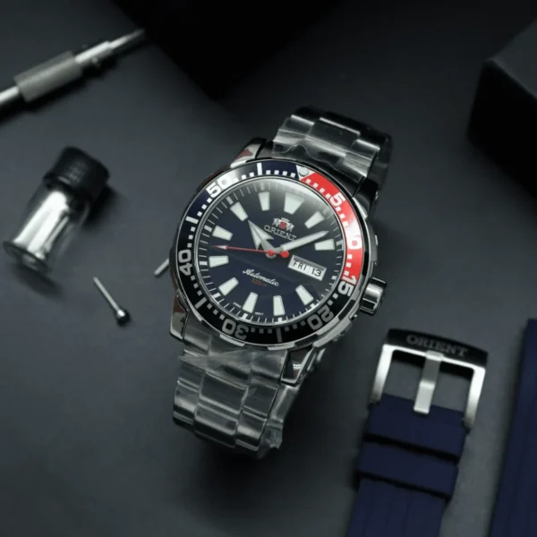 Relógio Orient Masculino Automático Metal Prata -  F49SS034 D1SX - Imagem 3