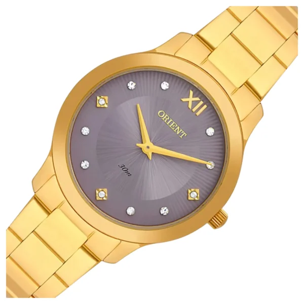 Relógio Orient Feminino Analógico Metal Dourado -  FGSS0225 L3KX - Imagem 3