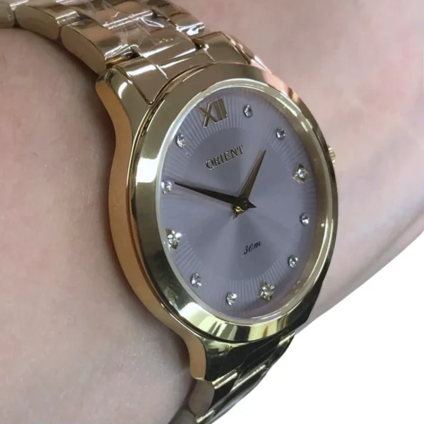 Relógio Orient Feminino Analógico Metal Dourado -  FGSS0225 L3KX - Imagem 2