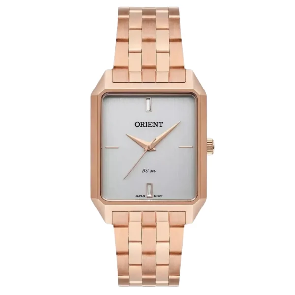 Relógio Orient Feminino Analógico Metal Rosé -  LRSS0007 S1RX