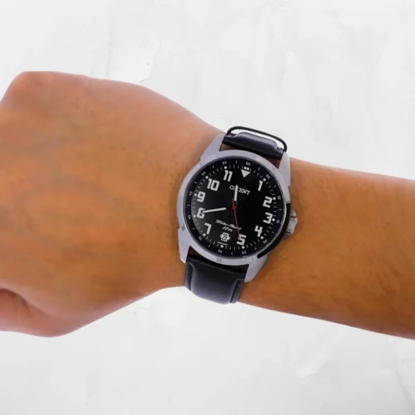 Relógio Orient Masculino Analógico Silicone Preta -  MBSC1031 P2PX - Imagem 2
