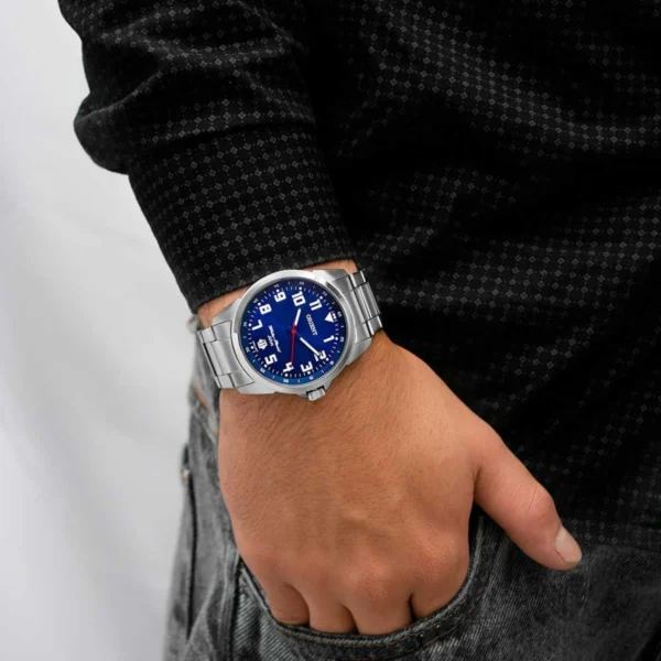 Relógio Orient Masculino Analógico Metal Prata -  MBSS1154A D2SX - Imagem 2