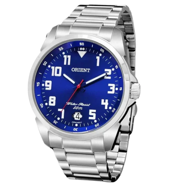 Relógio Orient Masculino Analógico Metal Prata -  MBSS1154A D2SX - Imagem 4