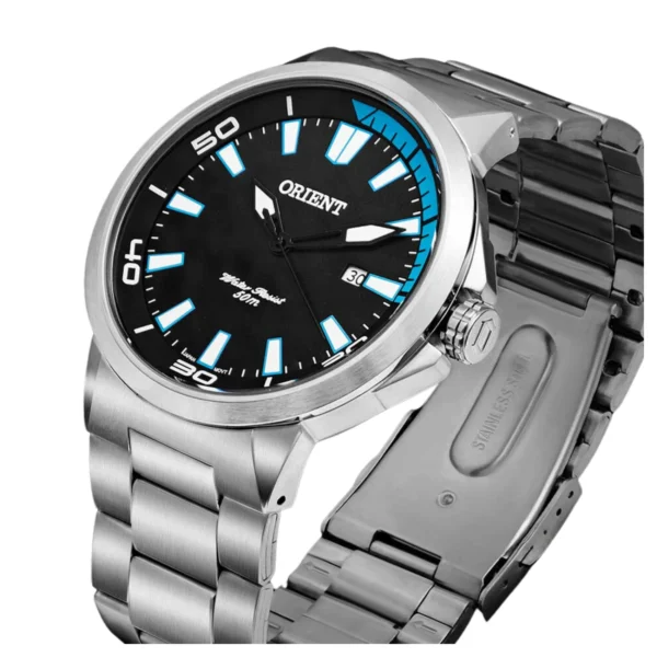 Relógio Orient Masculino Analógico Metal Prata -  MBSS1196A PASX - Imagem 4
