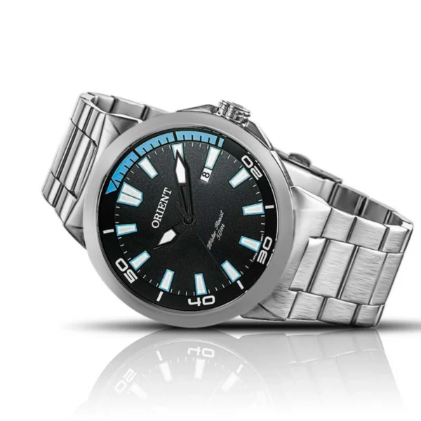 Relógio Orient Masculino Analógico Metal Prata -  MBSS1196A PASX - Imagem 5