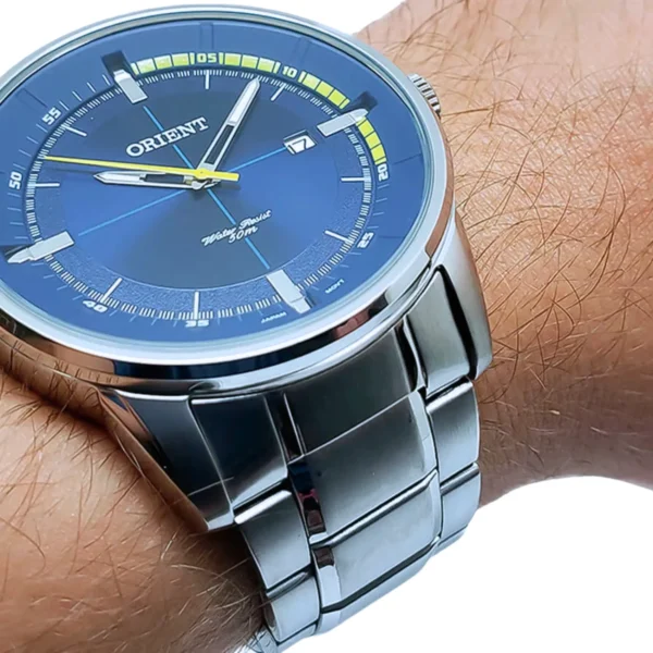Relógio Orient Masculino Analógico Metal Prata - MBSS1295 D1SX - Imagem 2