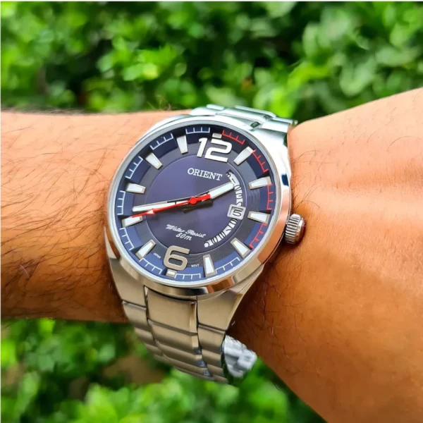 Relógio Orient Masculino Analógico Metal Prata - MBSS1336 - Imagem 2