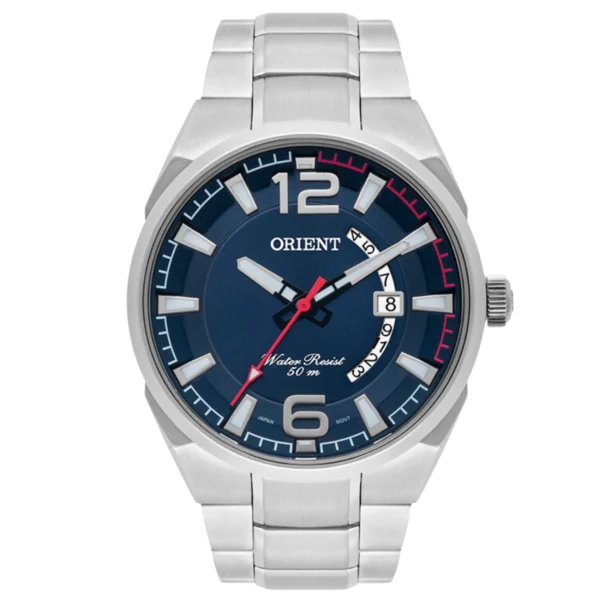 Relógio Orient Masculino Analógico Metal Prata - MBSS1336