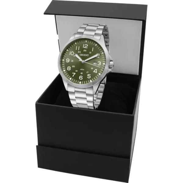 Relógio Orient Masculino Analógico Metal Prata - MBSS1380E2SX - Imagem 4