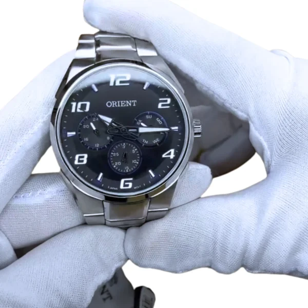 Relógio Orient Masculino Analógico Metal Prata - MBSSM084 P2SX - Imagem 2