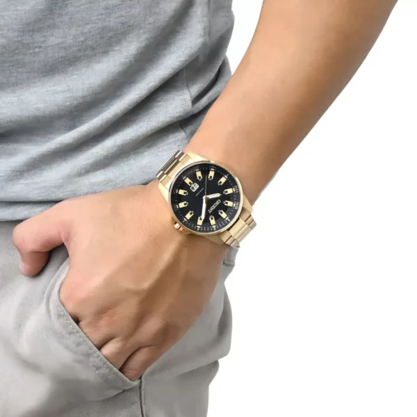 Relógio Orient Masculino Analógico Metal Dourado -  MGSS1218 P1KX - Imagem 2