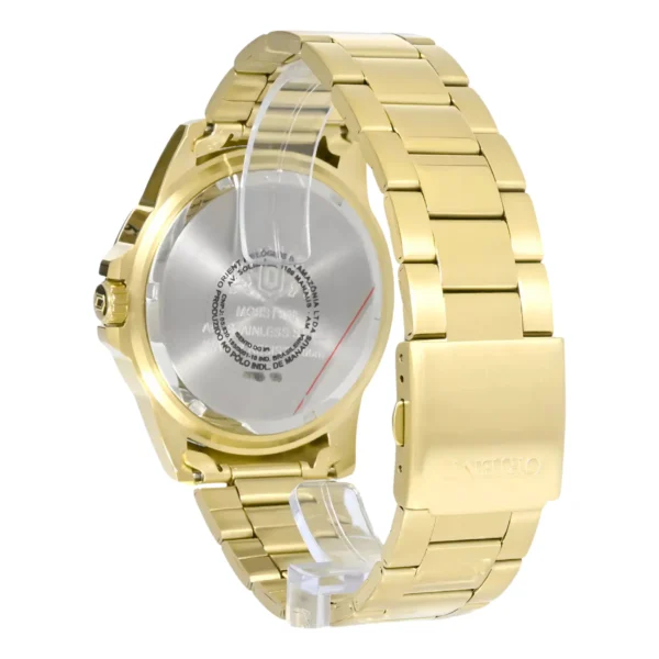 Relógio Orient Masculino Analógico Metal Dourado -  MGSS1218 P1KX - Imagem 4