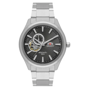 Relógio Orient Masculino Automático Metal Prata -  NH3SS005 G1SX