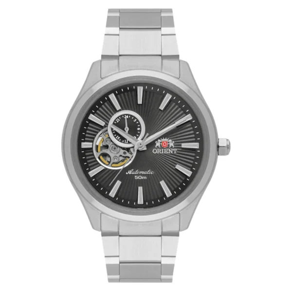Relógio Orient Masculino Automático Metal Prata -  NH3SS005 G1SX
