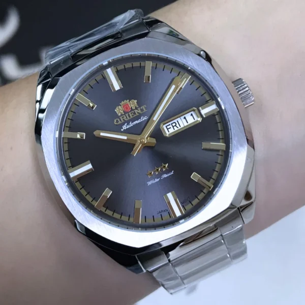 Relógio Orient Masculino Automático Metal Prata -  NH3SS008 G1SX - Imagem 2