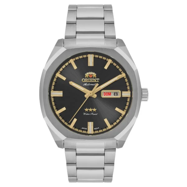 Relógio Orient Masculino Automático Metal Prata -  NH3SS008 G1SX