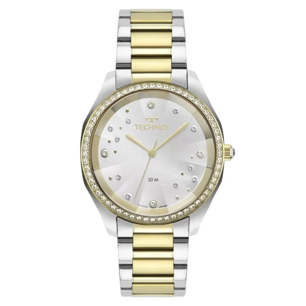 Relógio Technos Feminino Analógico Metal Bicolor - 2036MMI/1K