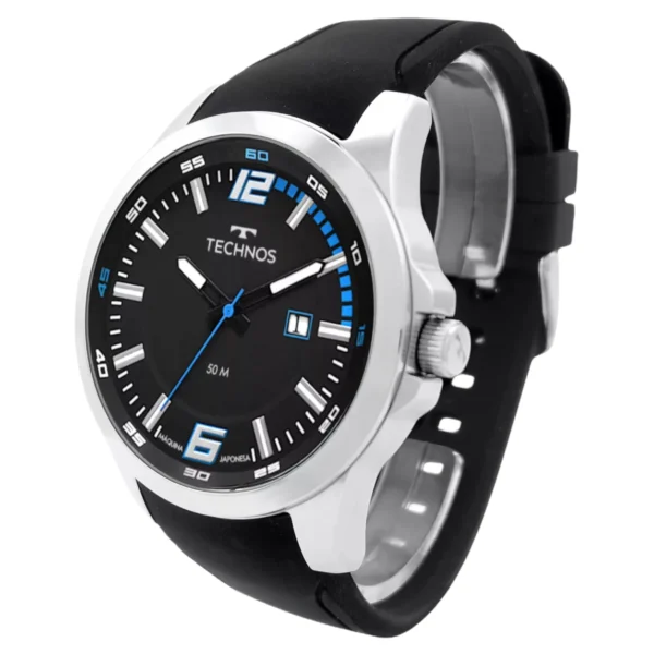 Relógio Technos Masculino Analógico Silicone Preto - 2115KPT/8A - Imagem 3