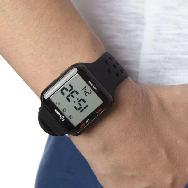 Relógio X-Watch Masculino Digital Silicone Preto - XGPPD090W BXPX - Imagem 2