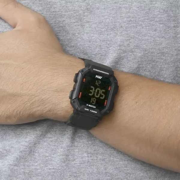 Relógio X-Watch Masculino Digital Silicone Verde - XGPPD191 PXEX - Imagem 2