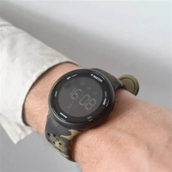 Relógio X-Watch Masculino Digital Silicone Verde - XMPPD486W PXEF - Imagem 2