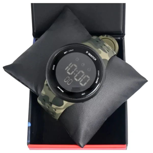 Relógio X-Watch Masculino Digital Silicone Verde - XMPPD486W PXEF - Imagem 4