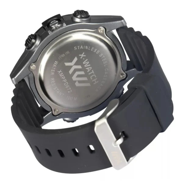 Relógio X-Watch Masculino Digital Silicone Preto - XMPPD672 PXPX - Imagem 4
