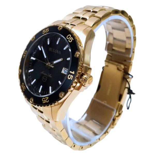 Relógio Bulova Masculino Analógico Metal Dourado -  WB30757U - Imagem 2
