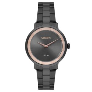Relógio Orient Feminino Analógico Metal Preto -  FYSS0005 G1GX