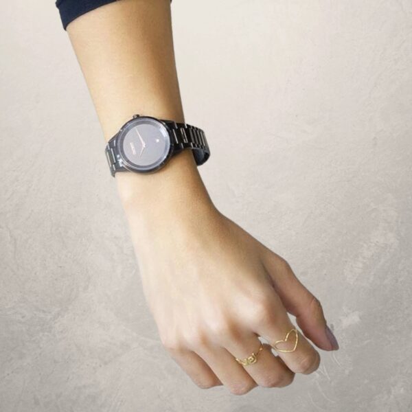 Relógio Orient Feminino Analógico Metal Preto -  FYSS0005 G1GX - Imagem 2