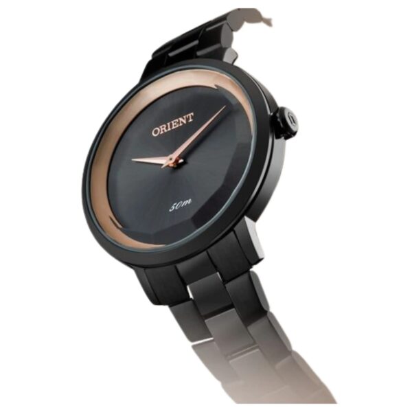 Relógio Orient Feminino Analógico Metal Preto -  FYSS0005 G1GX - Imagem 3