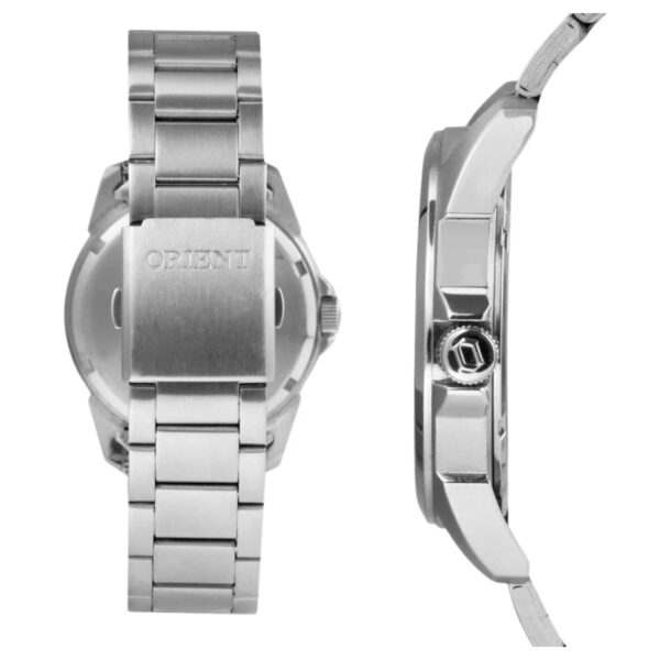 Relógio Orient Masculino Analógico Metal Prata -  MBSS1154A E2SX - Imagem 3