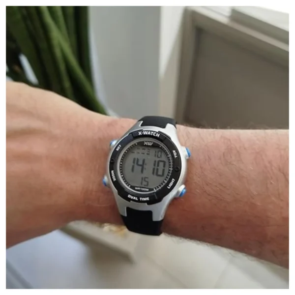 Relógio X-Watch Unissex Digital Silicone Preto - XKPPD094 BXPX - Imagem 2